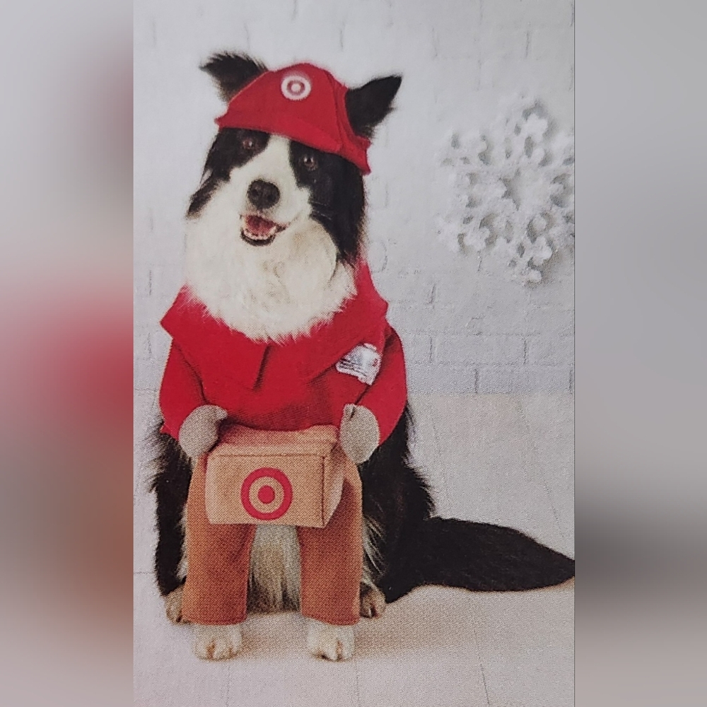 Target Delivery Driver Halloween Costume For Dog, Size L.